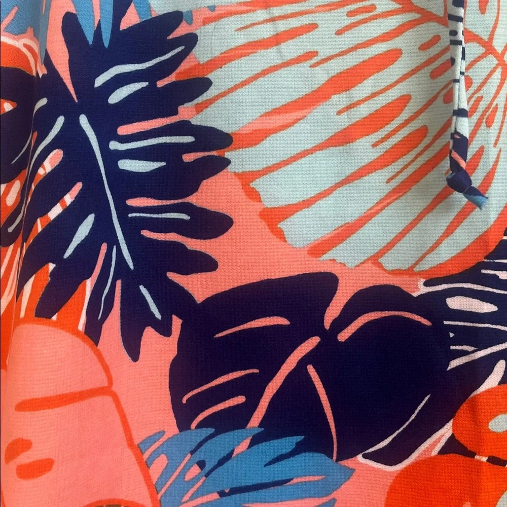 Agnes & Dora Vibrant Tropical Leaf Print Skirt